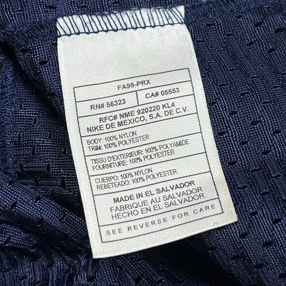 VTG Nike Michigan Wolverines Tom Brady NCAA College Football Jersey 2XL Navy - Picture 11 of 11